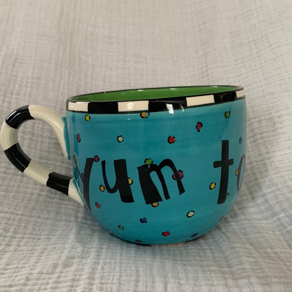 “Yum to the Tum” Oversized Mug - Picture 1 of 6
